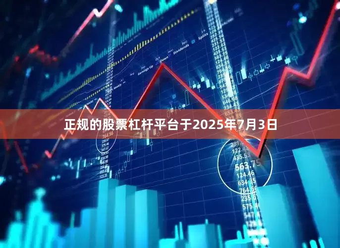 正规的股票杠杆平台于2025年7月3日