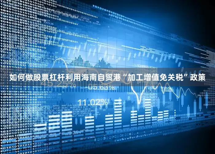 如何做股票杠杆利用海南自贸港“加工增值免关税”政策